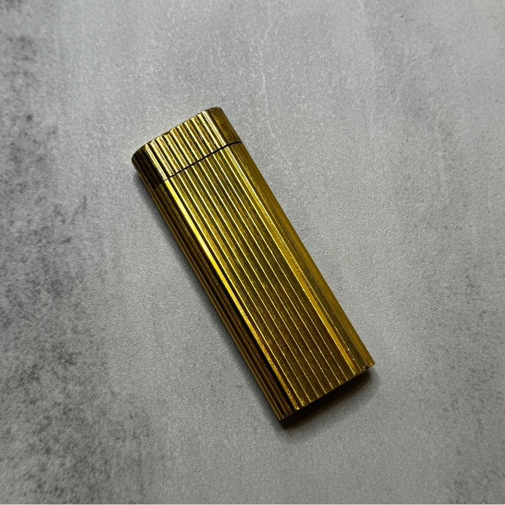 Vintage🔥Cartier🔥Gold Plated Textured Lighter